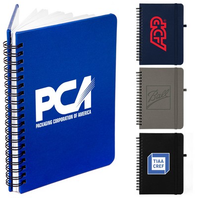 Premium UltraHyde Leather Journal w/Pen Holder