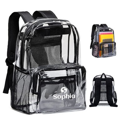 PVC Clear Mesh Backpack