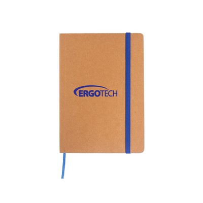 Kraft Journal w/Blue Strap