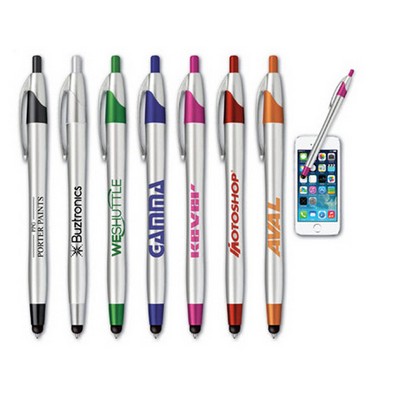 2" 1 Capacitive Stylus & Ballpoint Pen w/Custom Logo