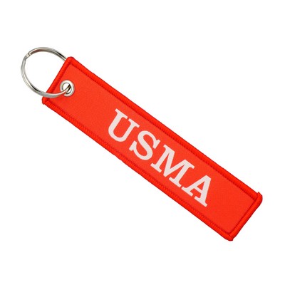 Jacquard Lanyard Keychain