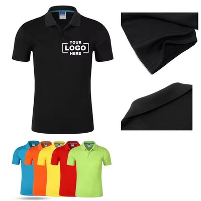Men's Solid Golf Polo Shirt