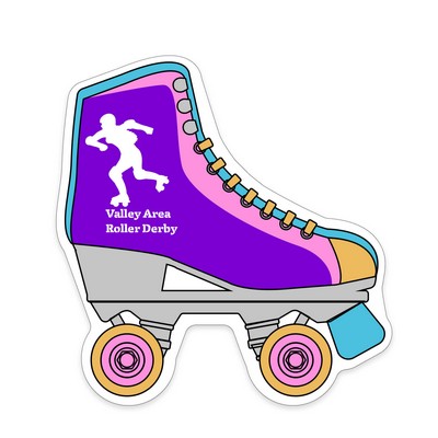 Roller Skate Shaped NoteKeeper™ Magnet 35 Mil