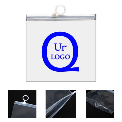 Transparent Eva Storage Pouch w/Ring-Pull Lock Closure