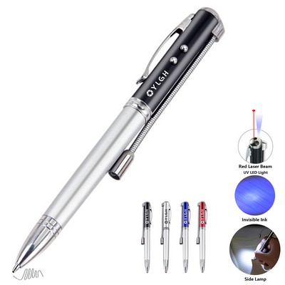 Laser Beam Flashlight Pen With UV light