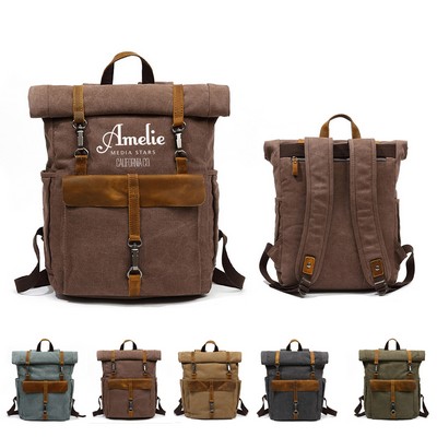 Retro Canvas Backpack