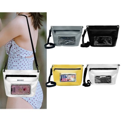 Waterproof Dry Shoulder Bag Pouch with Touch Screen
