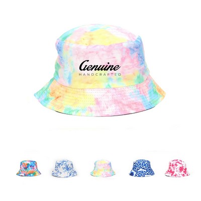 Tie Dye Sun Protection Bucket Hat