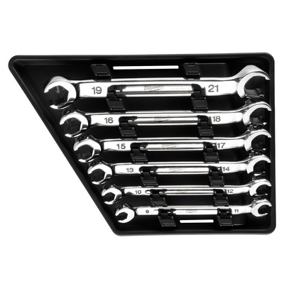 Milwaukee 6Pc Metric Double End Flare Nut Wrench Set