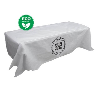 8' 3-Sided Non-Woven Table Throw - Screen Printed