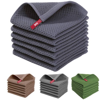 Cotton Waffle Weave Kitchen Dish Cloths
