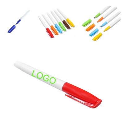 7 Color Oil Based Permanent Markers - Plastic Body