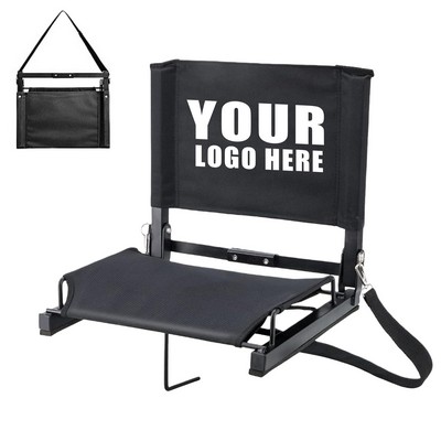 Foldable Stadium Seat with Backrest