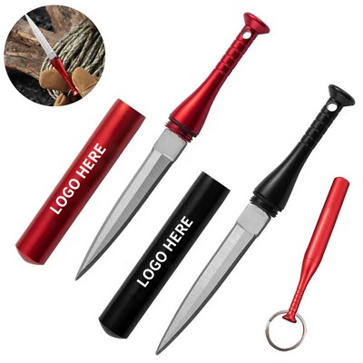 Baseball Bat-Shaped Keychain Knife