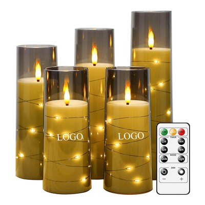 Flameless LED Candles w/Timer