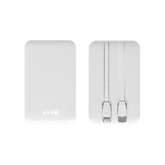 iMojo 5,000 mAh 22.5W Power Bank w/ 2 built-in Cables