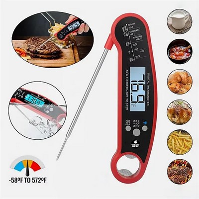 Compact Folding Instant-Read Meat Thermometer