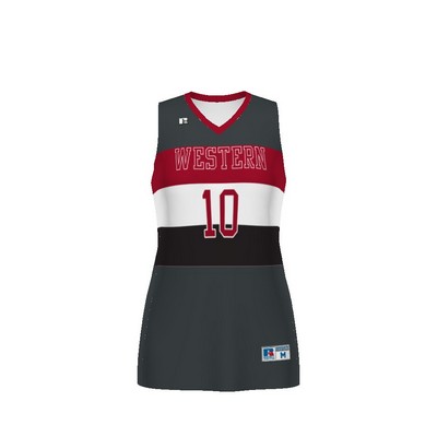 Ladies Freestyle Sublimated Turbo Dynaspeed Basketball Jersey