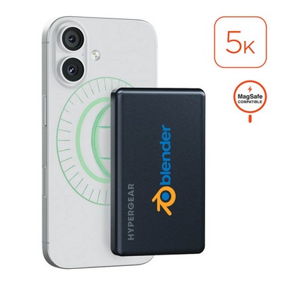 HyperGear Power Pack Mag Ultra-Slim Magnetic Wireless Fast Charge Power Bank