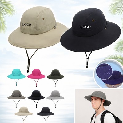 Custom Wide Brim Sun Hat UPF50+