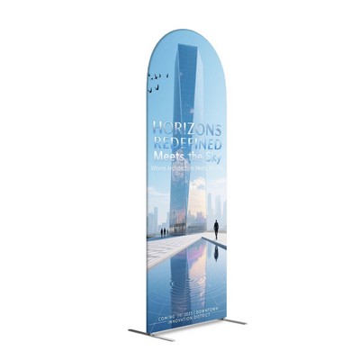 Magnetic Arch Fabric Banner Stand Hardware 3x8'