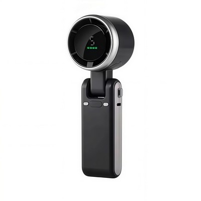 5-Speed Multi-Functional Foldable Handheld Fan with LED Indicator