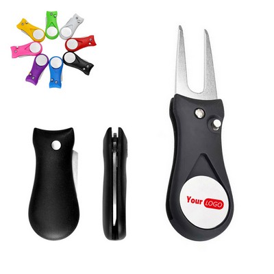 Golf green fork