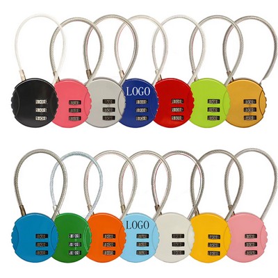 Steel Cable Anti-Theft Combination Lock