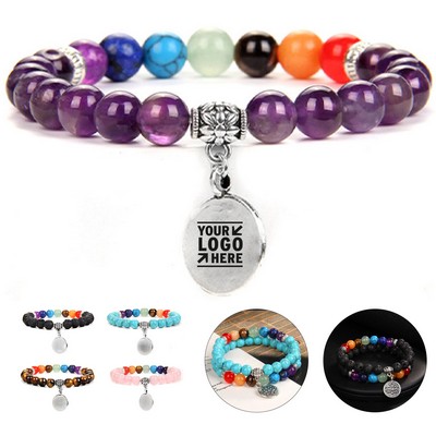 Natural Stone Beaded Bracelet