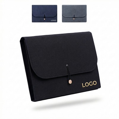 13pockets Canvas Oxford Expanding File Folder