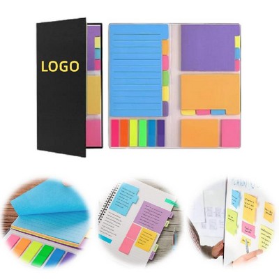Sticky Notes Set with Ruled Lined Note Tab Colored Page Markers