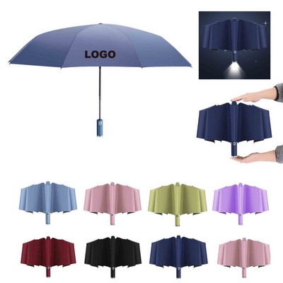 MOQ10 Light Up LED Torch Umbrella