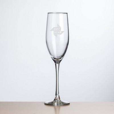 Connoisseur Flute - 8oz - Deep Etch