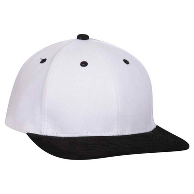 OTTO Suede Visor Brushed Bull Denim 6 Panel Low Profile Baseball Cap