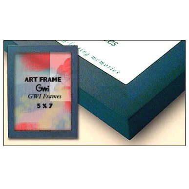 Blue Square Corner Picture Frame (5"x7")