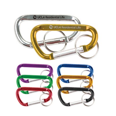 2-1/4" Carabiner W/Key Ring