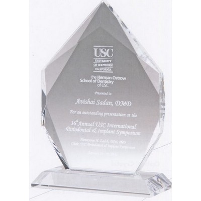 Large Optical Crystal Imperial Jewel Award