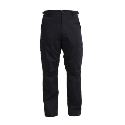 Black SWAT Cloth Battle Dress Uniform Pants (S to XL)