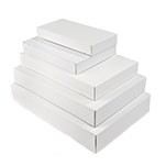 Ohio Valley White Gloss Apparel Box (10"x7"x1 1/4")