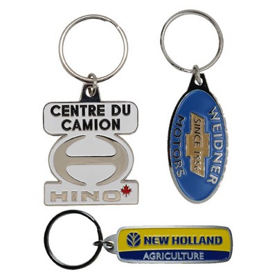 Soft Enamel Key Tag (2")