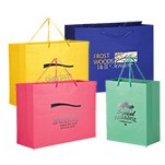 Short Run Hot Stamp Euro Tote Bag w/Rope Handle (13"x5"x10")