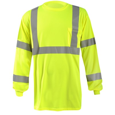 Class 3 Long Sleeve Wicking Birdseye T-Shirt w/X-Back