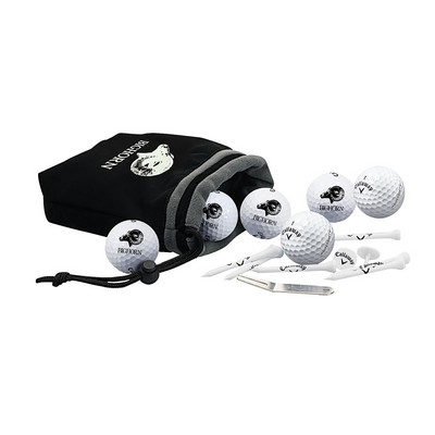 Callaway Warbird Golf Balls Six Ball Embroidered Pouch