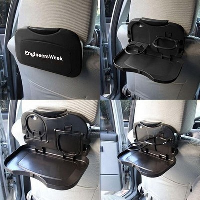 Car Back Seat Storage Organizer Auto Drink Food Cup Tray