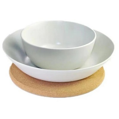 3.54" Cork Coasters Cup Trivets Wooden