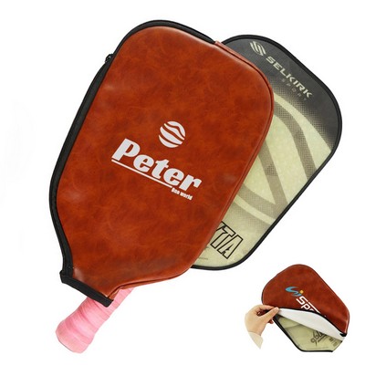 Pu Leather Pickleball Paddle Cover