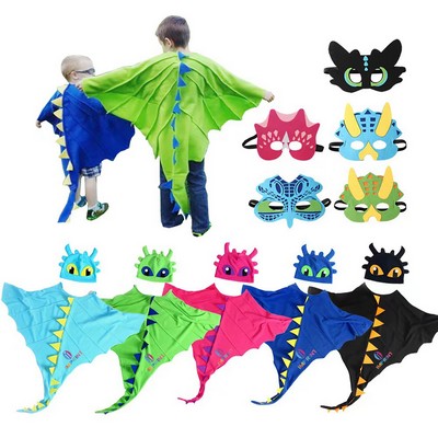 Dinosaur Cape Costume for Children's Performances