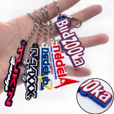 3D PVC Key Chain