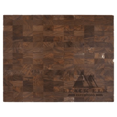 22" x 13" x 1 3/8" Walnut Butcherblock Cutting Board