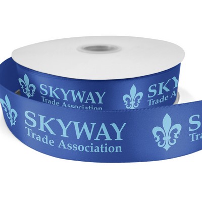 1 1/2" Bridal Satin Ribbon - 50yd Roll - Foil Print